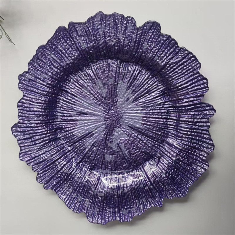 Wholesale Glass Charger Plate PZ-032 - Image 7